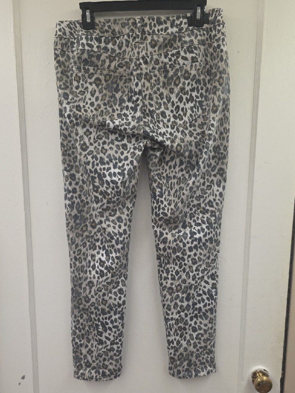 Sound Style Best Jegging Ankle Leopard Print Stretch Jeans Size 10 - Picture 3 of 9